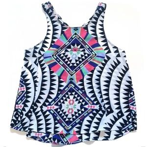 5 for $25: Colorful Patterned Racerback Tank Top